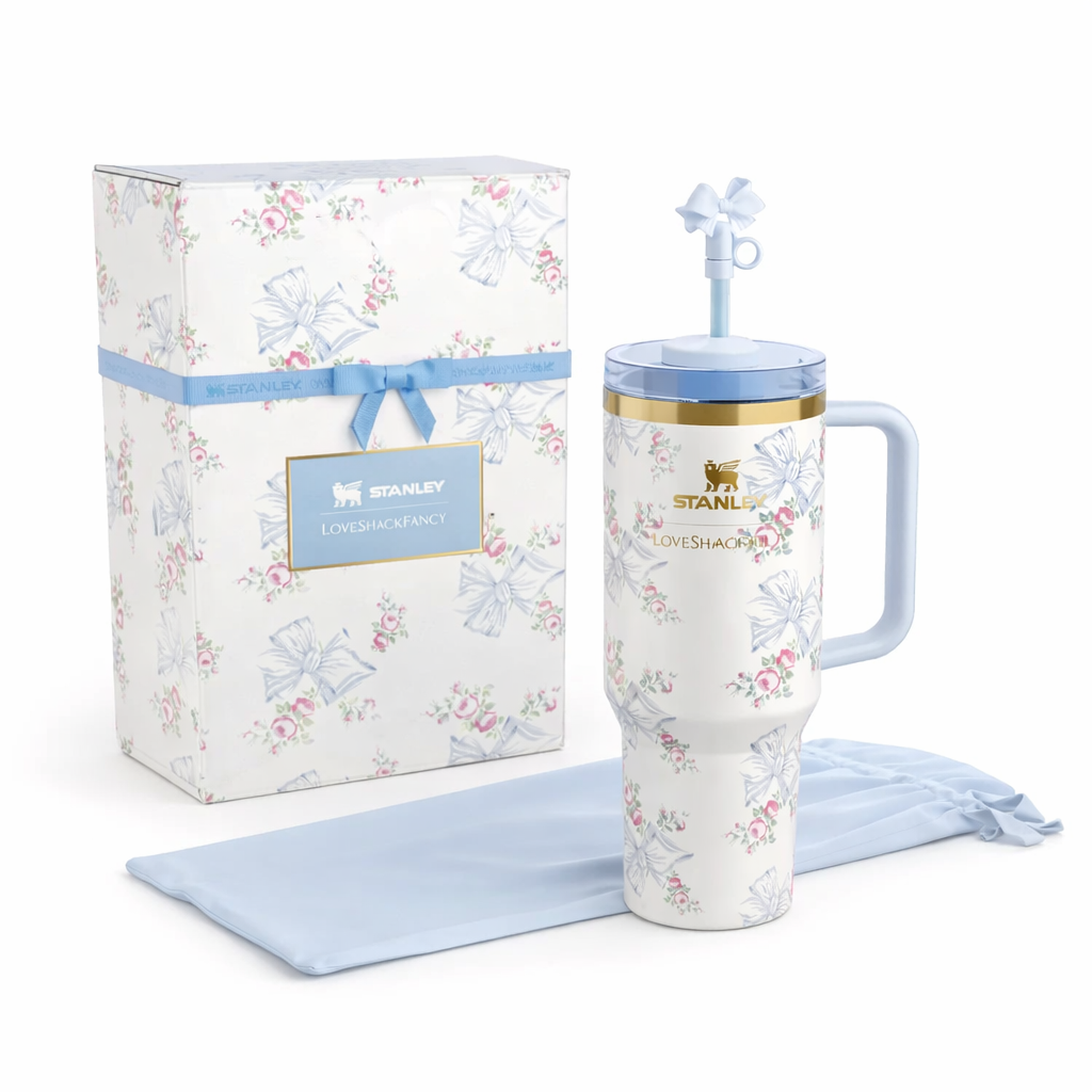 LoveShackFancy - Stanley Pastel Blue Tumbler | 40-OZ Original