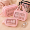 Transparent Wash Bag Set | Travel Makeup Organizer Waterproof Cosmetic Pouch.