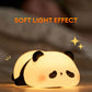Soft Silicone Panda Night Light for Kids – Rechargeable, Dimmable, Touch Control Baby Lamp