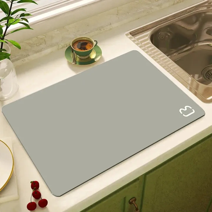 Dish drying mat