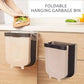 Wall Mounted Foldable Kitchen Trash Can – Space Saving Hanging Cabinet Bin