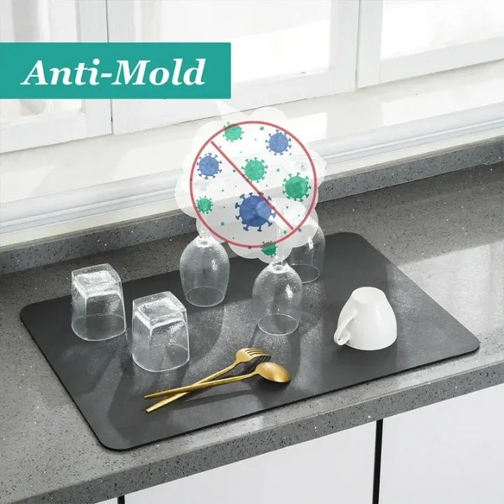 Dish drying mat