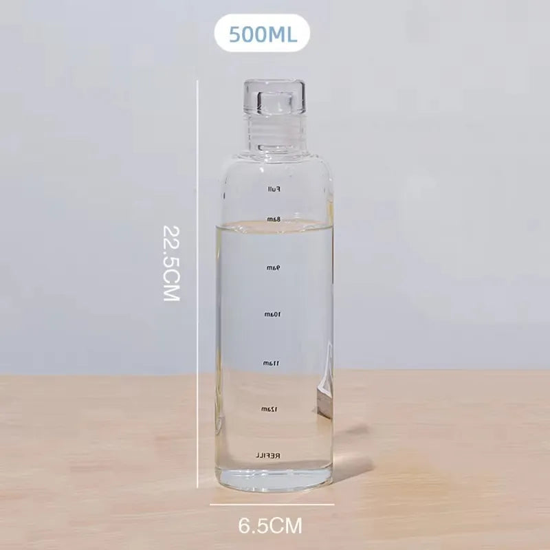 500ml Glass Water Bottle