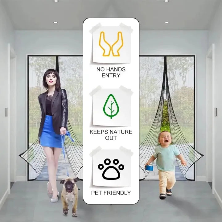 Anti Mosquito Magnetic Mesh Curtain