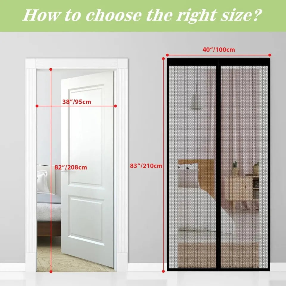 Anti Mosquito Magnetic Mesh Curtain