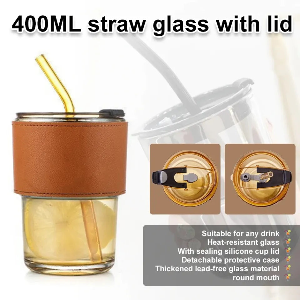 380ml Slub Glass