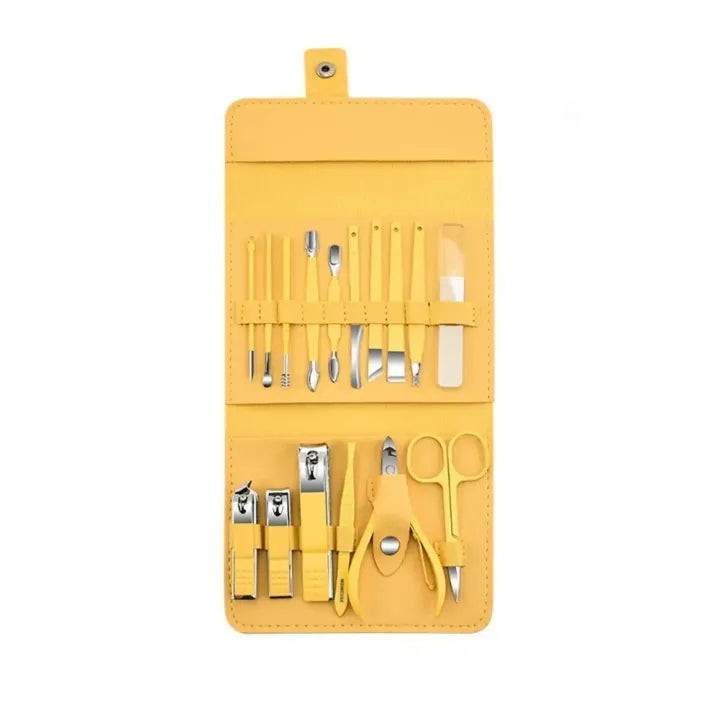 Professional Salon-Quality Manicure at Home - 16 Tools, One Kit