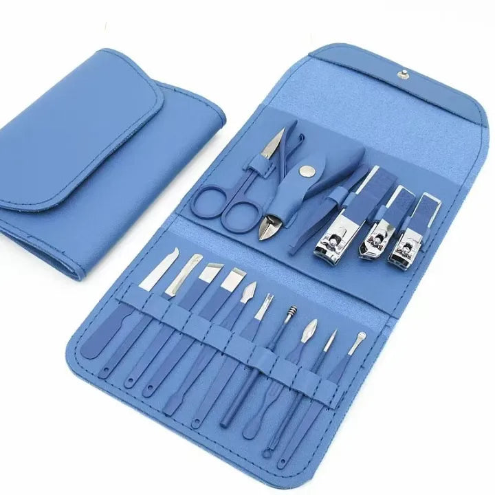 Professional Salon-Quality Manicure at Home - 16 Tools, One Kit