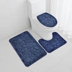 pcs Embossed Stone Pattern Bathroom Mat