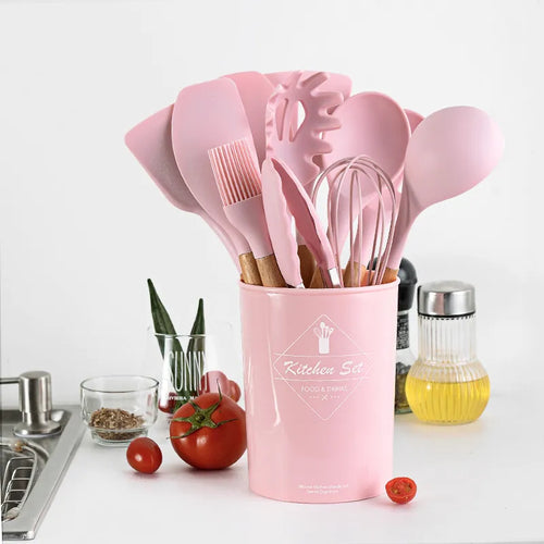 12 Pcs Silicone Cooking Utensils